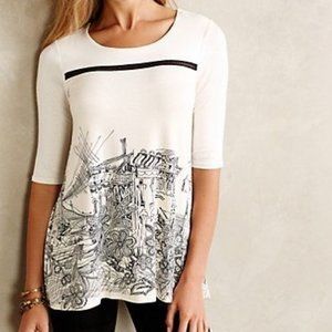Anthropologie: Weston Scenic Tunic, Small NWOT